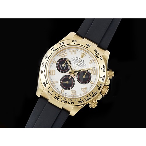 [홍콩명품시계.ROLEX] 로렉스 데이토나 116518 옐로골드 크로노 화이트 다이얼, 롤렉스,남자명품시계,워치,중년남자,SA,명품시계,손목시계