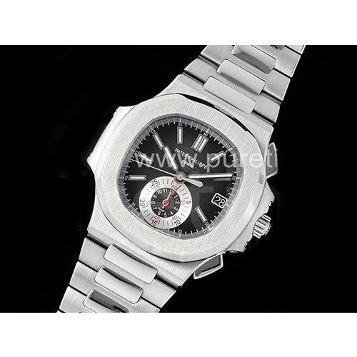[홍콩명품시계.PATEK PHILIPPE] 파텍필립 노틸러스 5980 크로노그래프 블랙 다이얼, 무브타임,남자명품시계,워치,중년남자,SA,명품시계