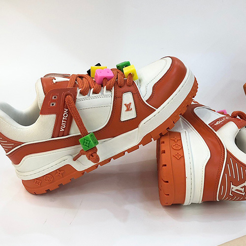 [홍콩명품.LOUIS VUITTON] 루이비통 23SS 트레이너 MAXI 스니커즈(브라운-화이트), SE1058, PMD, 무브타임사이트,인터넷명품쇼핑몰,남자명품,슈즈,신발