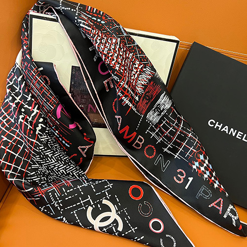 [홍콩명품.CHANEL] 샤넬 23SS 90-90 패턴 프린트 실크 스카프(2컬러), ET722, 홍콩명품쇼핑몰,무브타임,악세사리,잡화,생활용품
