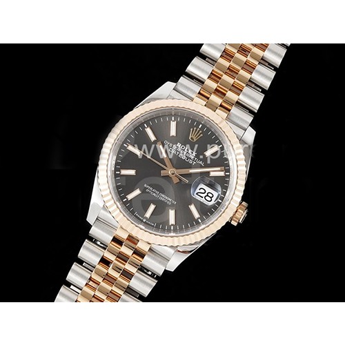[홍콩명품시계.ROLEX] 로렉스 데이저스트 36mm 116231 로즈골드 콤비 그레이 다이얼, 롤렉스,남자명품시계,워치,중년남자,SA,명품시계,손목시계