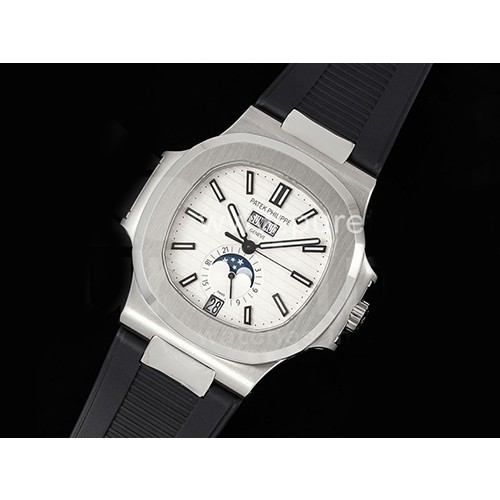 [홍콩명품시계.PATEK PHILIPPE] 파텍필립 노틸러스 5726 데이데이트 문페이즈 화이트 다이얼, 무브타임,남자명품시계,워치,중년남자,SA,명품시계