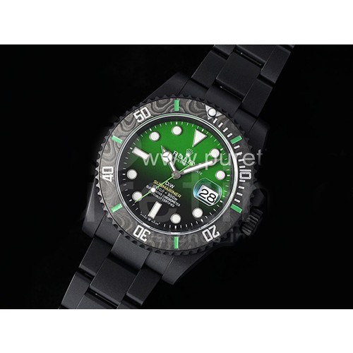 [홍콩명품시계.ROLEX] 롤렉스 서브마리너 DLC 블랙 카본베젤 블랙/그린 다이얼, 로렉스,남자명품시계,워치,중년남자,SA,명품시계,손목시계