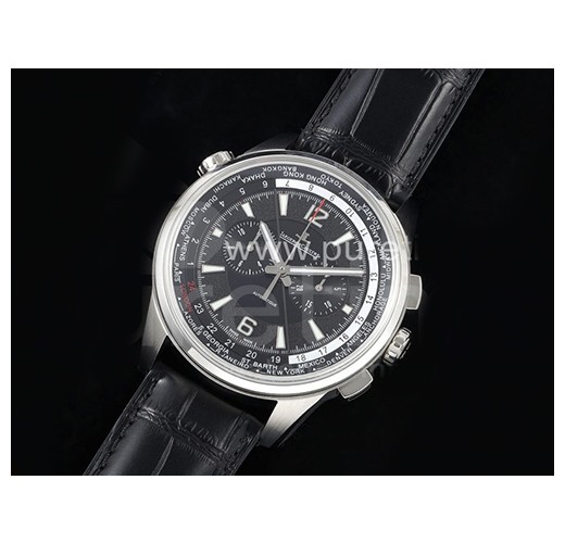 [홍콩명품시계.JAEGER-LECOULTRE] 예거르꿀뜨르 폴라리스 크로노그래프 블랙 다이얼, 명품직구,구매대행,럭셔리,남자명품시계,워치,중년남자