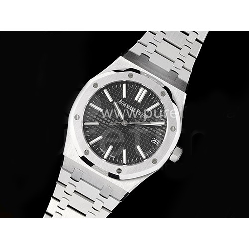 [홍콩명품시계.AUDEMARS PIGUET] 오데마피게 로얄오크 41mm 15500 블랙 다이얼, 남자명품시계,워치,중년남자,SA,명품시계,메탈시계