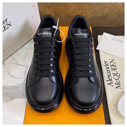 [홍콩명품.McQueen] 알렉산더맥퀸 23SS 오버솔 스니커즈 (올블랙), SE1251, SMS, 무브타임사이트,인터넷명품쇼핑몰,남자명품,슈즈,신발