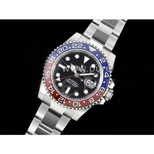 [홍콩명품시계.ROLEX] 롤렉스 지엠티마스터 II 126710 블루/레드 세라믹 베젤 블랙 다이얼, 로렉스,남자명품시계,워치,중년남자,SA,명품시계,손목시계