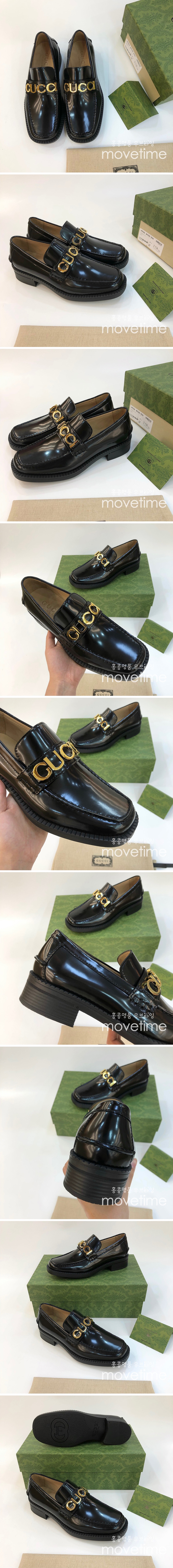 [홍콩명품.Gucci] 구찌 23SS 로고 레더 남성 로퍼 구두 699644 1000, SE1349, PMD, 무브타임사이트,인터넷명품쇼핑몰,남자명품,슈즈,신발 상세이미지 2