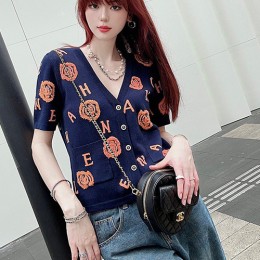 [홍콩명품.CHANEL] 샤넬 23SS 플라워 자수 니트 가디건, BM5463, TBG, 온라인명품쇼핑몰,의류,무브타임사이트,인터넷쇼핑몰,해외직구