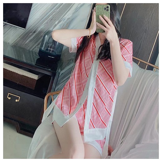 [홍콩명품,FENDI] 펜디 23SS 로고 파자마 잠옷 (핑크), ET1191, BR, 홍콩명품쇼핑몰,인터넷명품,온라인명품사이트,여자명품,해외직구