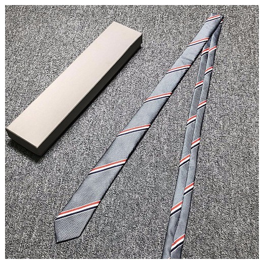 [홍콩명품.THOME BROWNE] 톰브라운 23SS 패턴 남성 넥타이 (다크그레이), ET1202, TB1, 홍콩명품쇼핑몰,무브타임,악세사리,잡화,생활용품