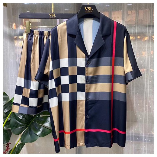 [홍콩명품.Burberry] 버버리 23SS 체크 패턴 파자마 반팔 반바지 잠옷 세트, ET1304, TOP, 홍콩명품쇼핑몰,인터넷명품,온라인명품사이트,여자명품,해외직구