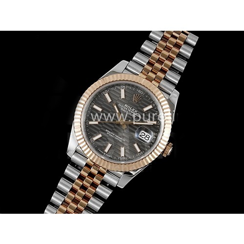 [홍콩명품시계.ROLEX] 로렉스 롤렉스 데이저스트 41mm 126331 로즈골드 그레이 다이얼, 무브타임,남자명품시계,워치,남자,SA,메탈밴드