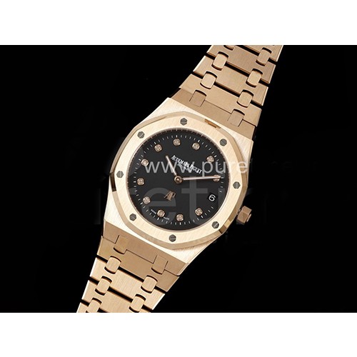 [홍콩명품시계.AUDEMARS PIGUET] 오데마피게 로얄오크  39mm 15202 로즈골드 블랙 다이아몬드 다이얼, 남자명품시계,워치,중년남자,SA,명품시계,메탈밴드