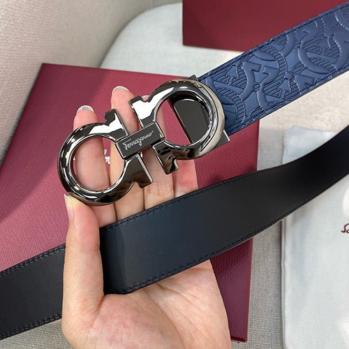 페레가모 23SS 간치니 로고 가죽 벨트 (2컬러), BT935, 3.5cm
