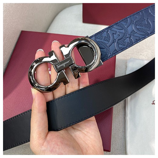 페레가모 23SS 간치니 로고 가죽 벨트 (2컬러), BT935, 3.5cm