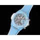 [홍콩명품시계.HUBLOT] 휴블럿 빅뱅 유니코 스카이 블루 세라믹 베젤 스켈레톤 다이얼