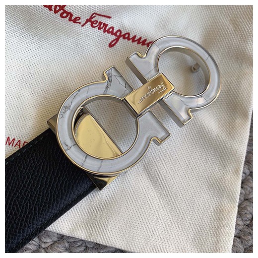[홍콩명품.FERRAGAMO] 페레가모 23SS 로고 간치니 레더 가죽 벨트 (금장-화이트), BT966, BRB, 명품레플리카,명품쇼핑몰,의류,무브타임사이트,인터넷쇼핑몰,남자명품,해외직구
