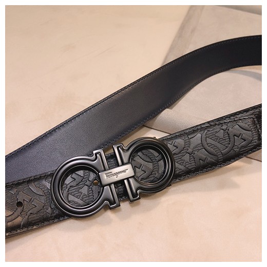 [홍콩명품.FERRAGAMO] 페레가모 23SS 로고 간치니 레더 가죽 벨트 (블랙), BT975, 3.4cm, BRB, 명품레플리카,명품쇼핑몰,의류,무브타임사이트,인터넷쇼핑몰,남자명품,해외직구