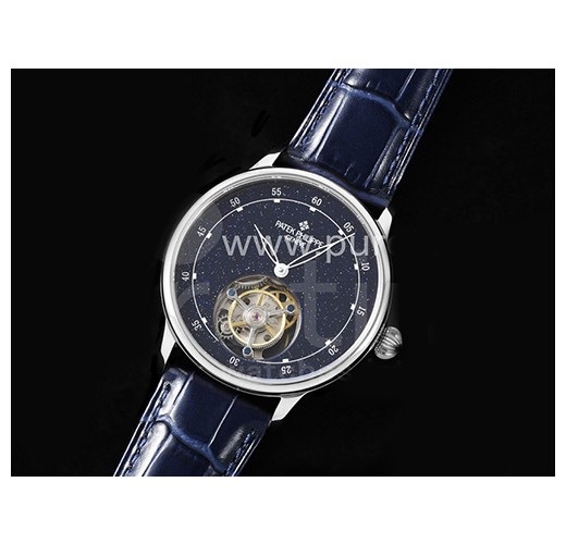 [홍콩명품시계.PATEK PHILIPPE] 파텍필립 투어빌론 스테인레스 스틸 블루 다이얼, 럭셔리명품시계