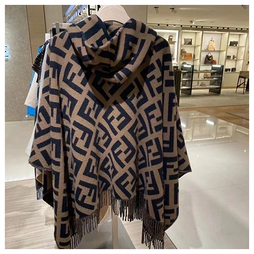 [홍콩명품,FENDI] 펜디 23SS 로고 패턴 캐시미어 스카프 (브라운), ET1809, S1, 홍콩명품쇼핑몰,인터넷명품,온라인명품사이트,남자명품,해외직구