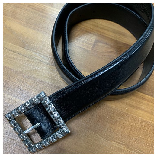 [홍콩명품.Chrome Hearts] 크롬하츠 24SS 로고 925실버 버클 남녀공용 커플 벨트, BT1034, CR1, 명품레플리카,인터넷쇼핑몰,남자명품,해외직구