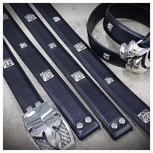 [홍콩명품.Chrome Hearts] 크롬하츠 24SS 로고 925실버 버클 남녀공용 커플 벨트, BT1037, CR1, 명품레플리카,인터넷쇼핑몰,남자명품,해외직구