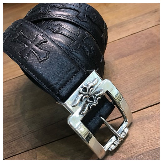 [홍콩명품.Chrome Hearts] 크롬하츠 24SS 로고 925실버 버클 남녀공용 커플 벨트, BT1039, CR1, 명품레플리카,인터넷쇼핑몰,남자명품,해외직구