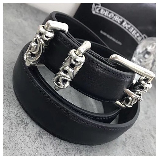 [홍콩명품.Chrome Hearts] 크롬하츠 24SS 로고 925실버 버클 남녀공용 커플 벨트, BT1040, CR1, 명품레플리카,인터넷쇼핑몰,남자명품,해외직구