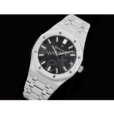 [홍콩명품시계.AUDEMARS PIGUET] 오데마피게 로얄오크 41mm 15500 블랙 다이얼, 남자명품시계,워치,중년남자,SA,명품시계,메탈밴드