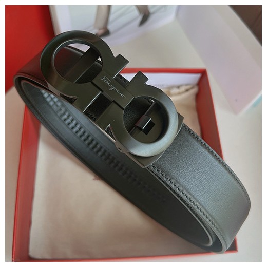 [홍콩명품.FERRAGAMO] 페레가모 24SS 로고 간치니 블랙버클 가죽 자동 벨트, BT1103, 3.5cm, BRB, 명품레플리카,인터넷쇼핑몰,남자명품,해외직구