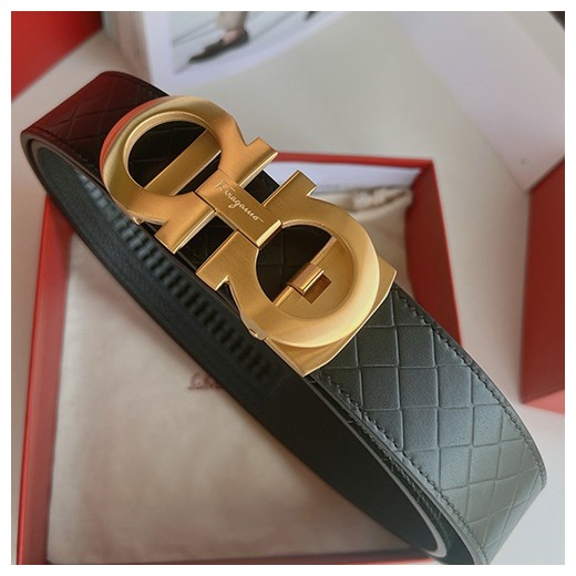 [홍콩명품.FERRAGAMO] 페레가모 24SS 로고 간치니 골드버클 가죽 자동 벨트, BT1105, 3.5cm, BRB, 명품레플리카,인터넷쇼핑몰,남자명품,해외직구