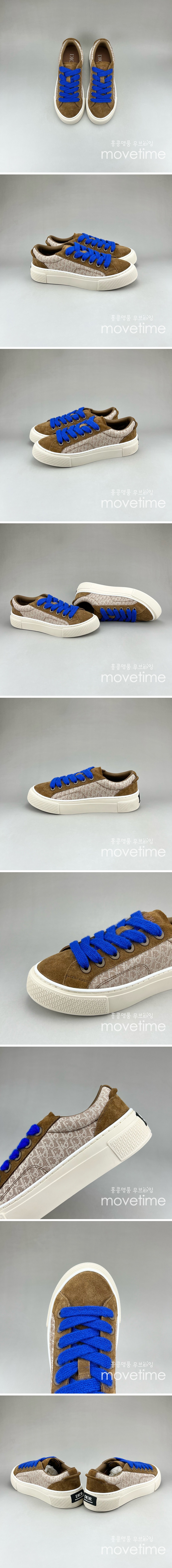 [홍콩명품,Christian Dior] 디올 24SS 로고 오블리크 레더 가죽 스니커즈 운동화 (브라운), SE2546, S3, 홍콩명품쇼핑몰,무브타임,악세사리,잡화,생활용품 상세이미지 2