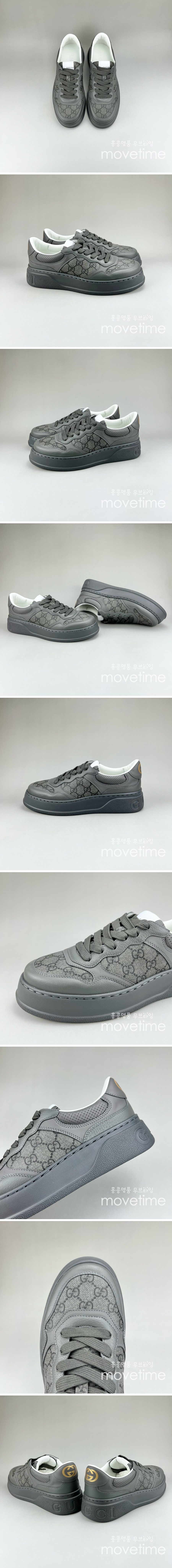 [홍콩명품.Gucci] 구찌 24SS 로고 운동화 스니커즈 669582 (그레이), SE2574, S3, 홍콩명품쇼핑몰,무브타임,악세사리,잡화,생활용품 상세이미지 2