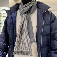 [홍콩명품,Christian Dior] 디올 24SS 로고 오블리크 33-200 캐시미어 머플러 스카프 (그레이), ET2209, JX, 남자여자명품,온라인쇼핑,해외직구