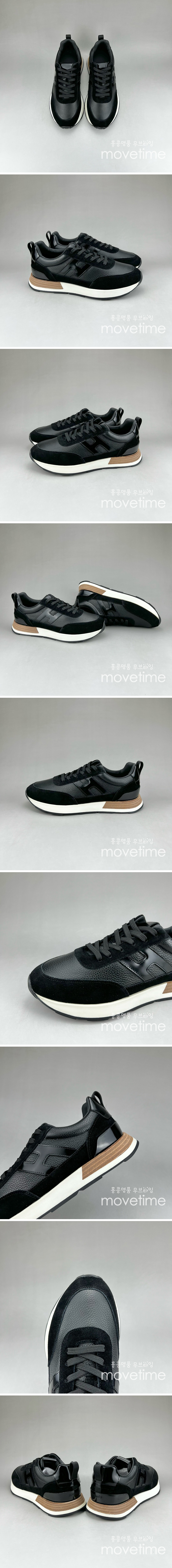 [홍콩명품.Hermes] 에르메스 24SS H로고 레더 가죽 스니커즈 운동화 (블랙), SE2707, S3, 명품스니커즈,운동화,구두,로퍼,하이탑,신발