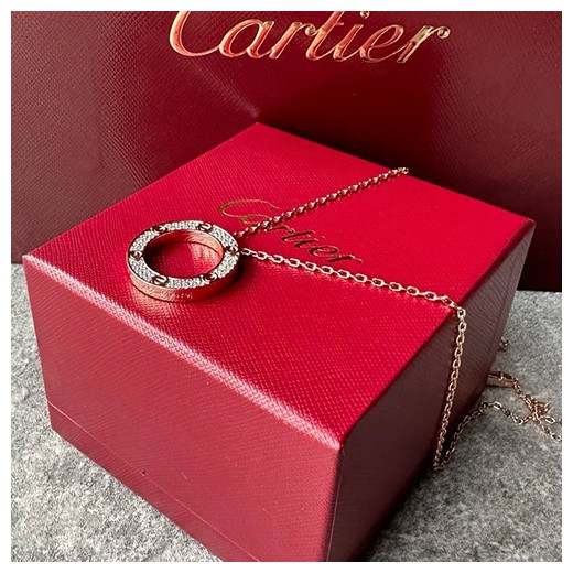 [홍콩명품.CARTIER] 까르띠에 24SS 로고 LOVE 46cm 925실버 링 목걸이, ET2230, JASON, 명품악세사리,팔찌,귀걸이,반지
