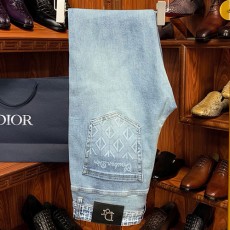 [홍콩명품,Christian Dior] 디올 24SS 로고 오블리크 데님 팬츠 진 청바지, BM12942, S1F, 홍콩명품의류,구매대행,온라인명품