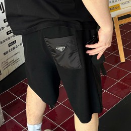 [홍콩명품,PRADA] 프라다 24SS 삼각로고 리나일론 포켓 쇼츠 반바지 (블랙), BM12977, JL, 홍콩명품의류,구매대행,온라인명품