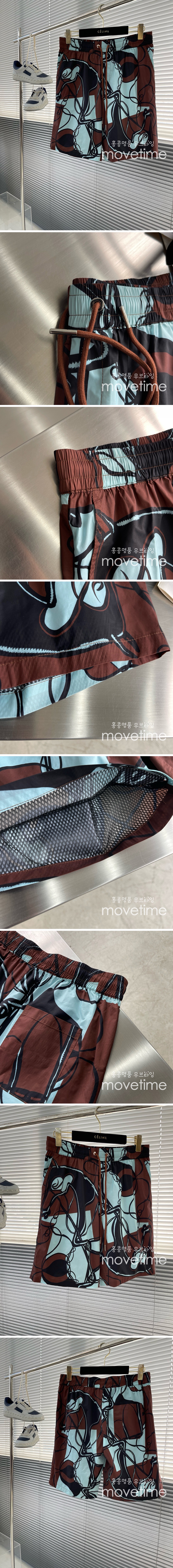 [홍콩명품.Hermes] 에르메스 24SS 로고 패턴 쇼츠 반바지, BM13451, JS, 홍콩명품의류,구매대행,온라인명품