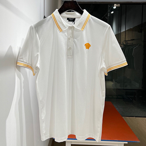 [홍콩명품.VERSACE] 베르사체 24SS 로고 카라 폴로 반팔 티셔츠 (2컬러), BM13571, JS, 홍콩명품의류,구매대행,온라인명품