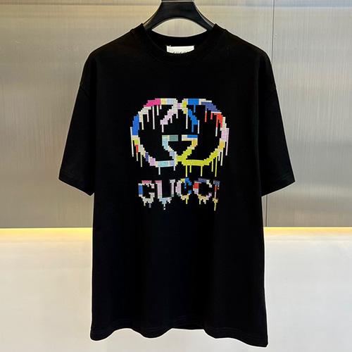 [홍콩명품.Gucci] 구찌 24SS 로고 그래픽 프린트 반팔 티셔츠 (2컬러), BM14022, JS, 홍콩명품의류,구 매대행,온라인명품