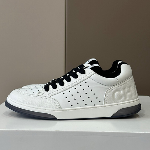 [홍콩명품.CHANEL] 샤넬 24SS 로고 레더 가죽 스니커즈 운동화 (3컬러), SE3290, S3, 명품스니커즈,운동화,구두,로퍼,하이탑,신발