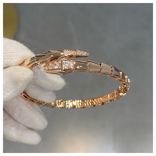 [홍콩명품.BVLGARI] 불가리 24SS 세르펜티 바이퍼 다이아 16-16.5cm 팔찌(2컬러), ET2408, NNT, 명품악세사리,팔찌,귀걸이,반지