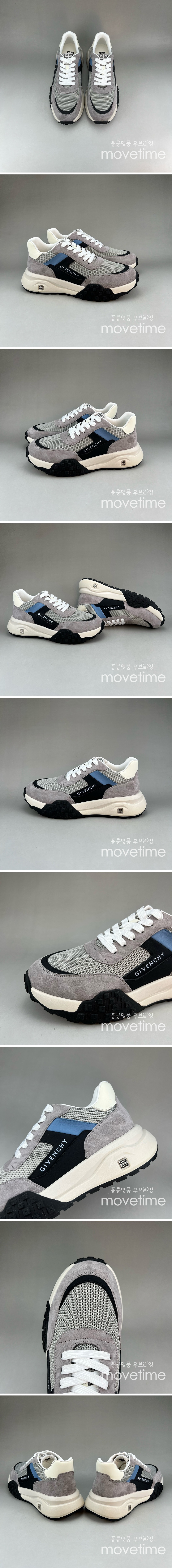 [홍콩명품.GIVENCHY] 지방시 24SS 로고 레더 가죽 스니커즈 운동화 (그레이), SE3522, S3, 명품스니커즈,운동화,구두,로퍼,하이탑,신발