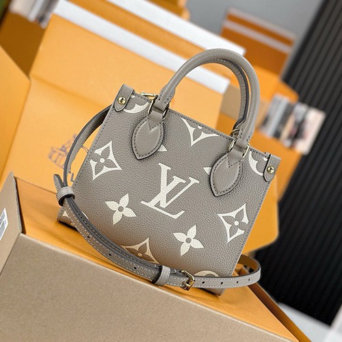 [홍콩명품.LOUIS VUITTON] 루이비통 24SS 온더고 BB 모노그램 앙프렝뜨 베이지 M47054, BGM3191, BDA, 홍콩명품가방,명품쇼핑몰,크로스백,핸드백,구매대행,무브타임