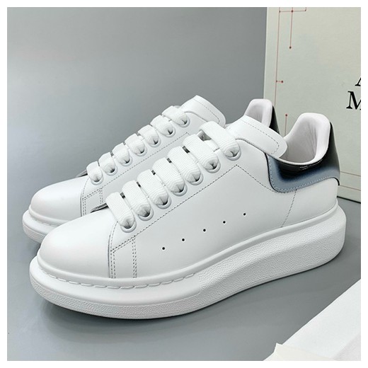 [홍콩명품.McQueen] 알렉산더맥퀸 24SS 로고 오버솔 스니커즈 운동화 (화이트-블랙), SE3596, PMD, 명품스니커즈,운동화,구두,로퍼,하이탑,신발