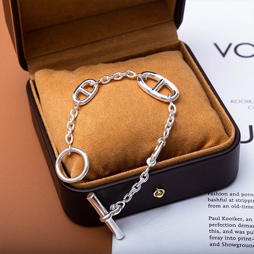 [홍콩명품.Hermes] 에르메스 24SS 로고 Farandole 팔찌, ET2583, SL, 명품악세사리,팔찌,귀걸이,반지