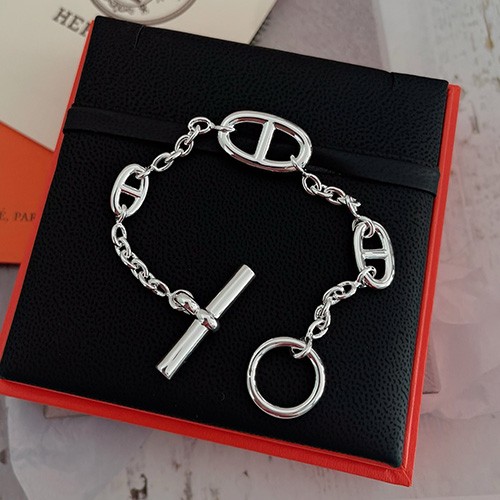 [홍콩명품.Hermes] 에르메스 24SS 로고 Farandole 팔찌, ET2584, SL, 명품악세사리,팔찌,귀걸이,반지