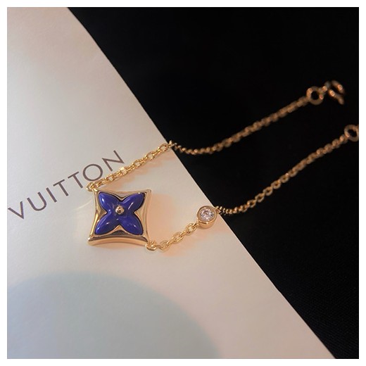 [홍콩명품.LOUIS VUITTON] 루이비통 24SS 로고 골드 팔찌 (블루 주얼리), ET2607, SL, 명품악세사리,팔찌,귀걸이,반지